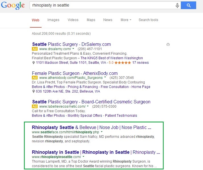 Organic SEO for Surgeons